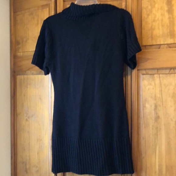 Gabriel Black Cowl Neck Tunic Sweater Medium - Picture 4 of 4